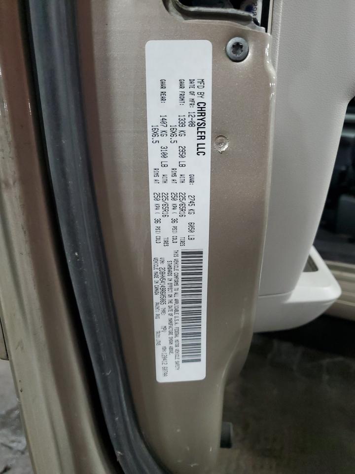 2009 Dodge Grand Caravan Sxt VIN: 2D8HN54149R605065 Lot: 93092755