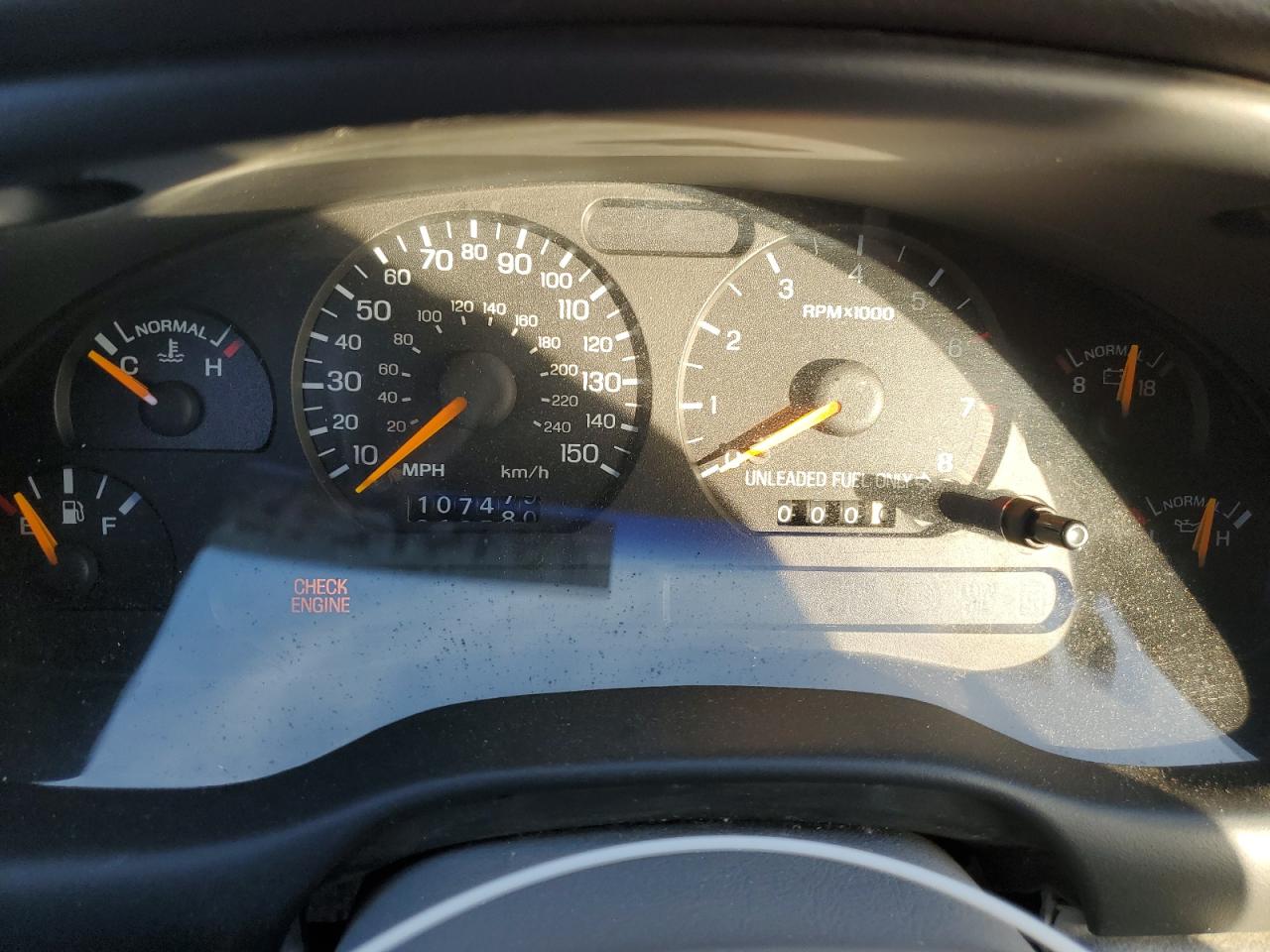 1996 Ford Mustang Gt VIN: 1FALP42X8TF208595 Lot: 91472125