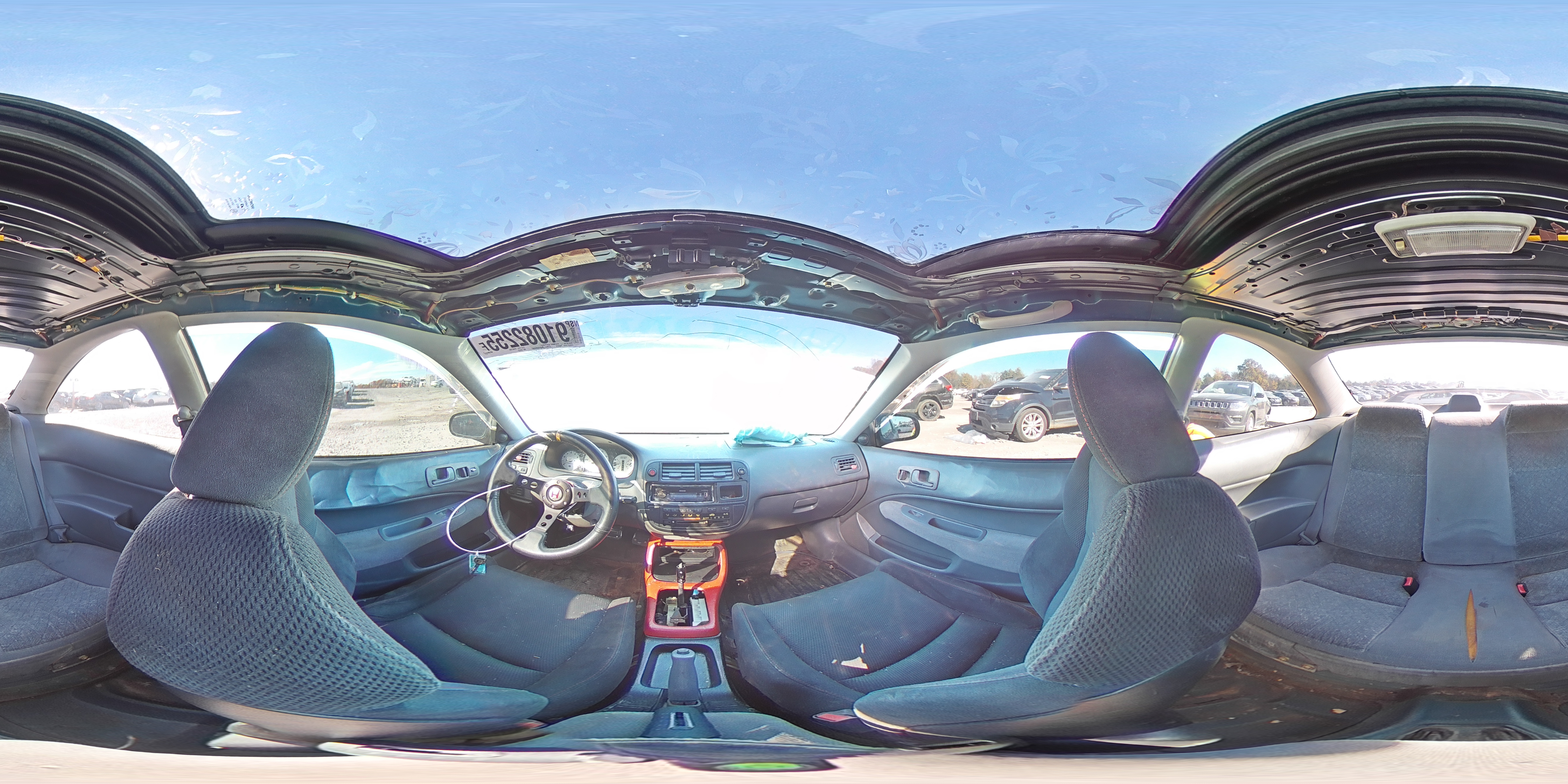 1998 Honda Civic Ex VIN: 1HGEJ8240WL026222 Lot: 91082255