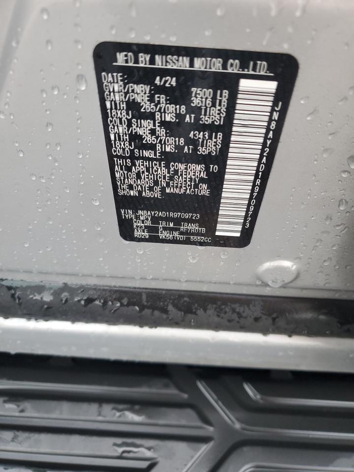 2024 Nissan Armada Sv VIN: JN8AY2AD1R9709723 Lot: 93400615