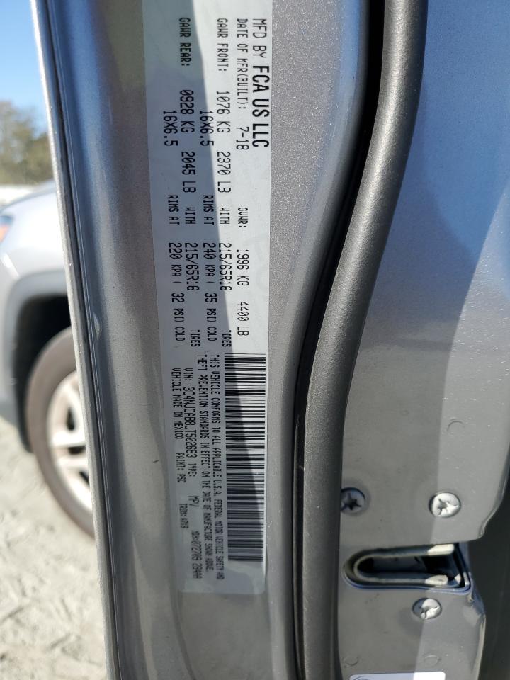 2018 Jeep Compass Sport VIN: 3C4NJCAB8JT502683 Lot: 92167345