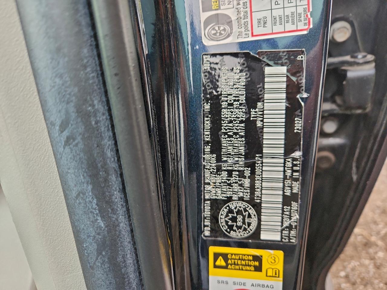 2014 Toyota Venza Le VIN: 4T3BA3BB3EU055471 Lot: 93469205