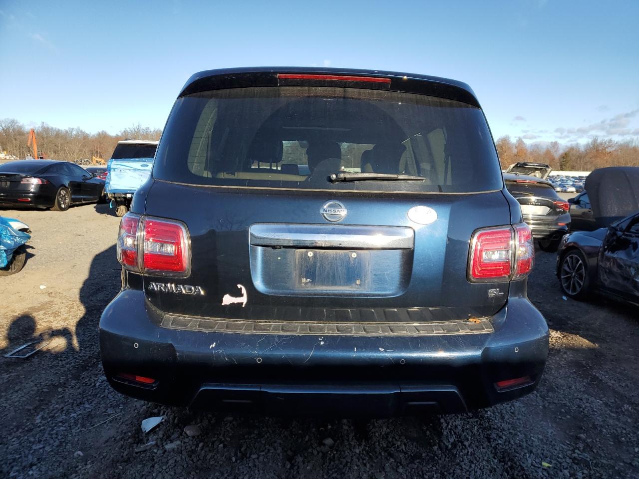 2019 Nissan Armada Sv VIN: JN8AY2NC7K9583939 Lot: 92912495