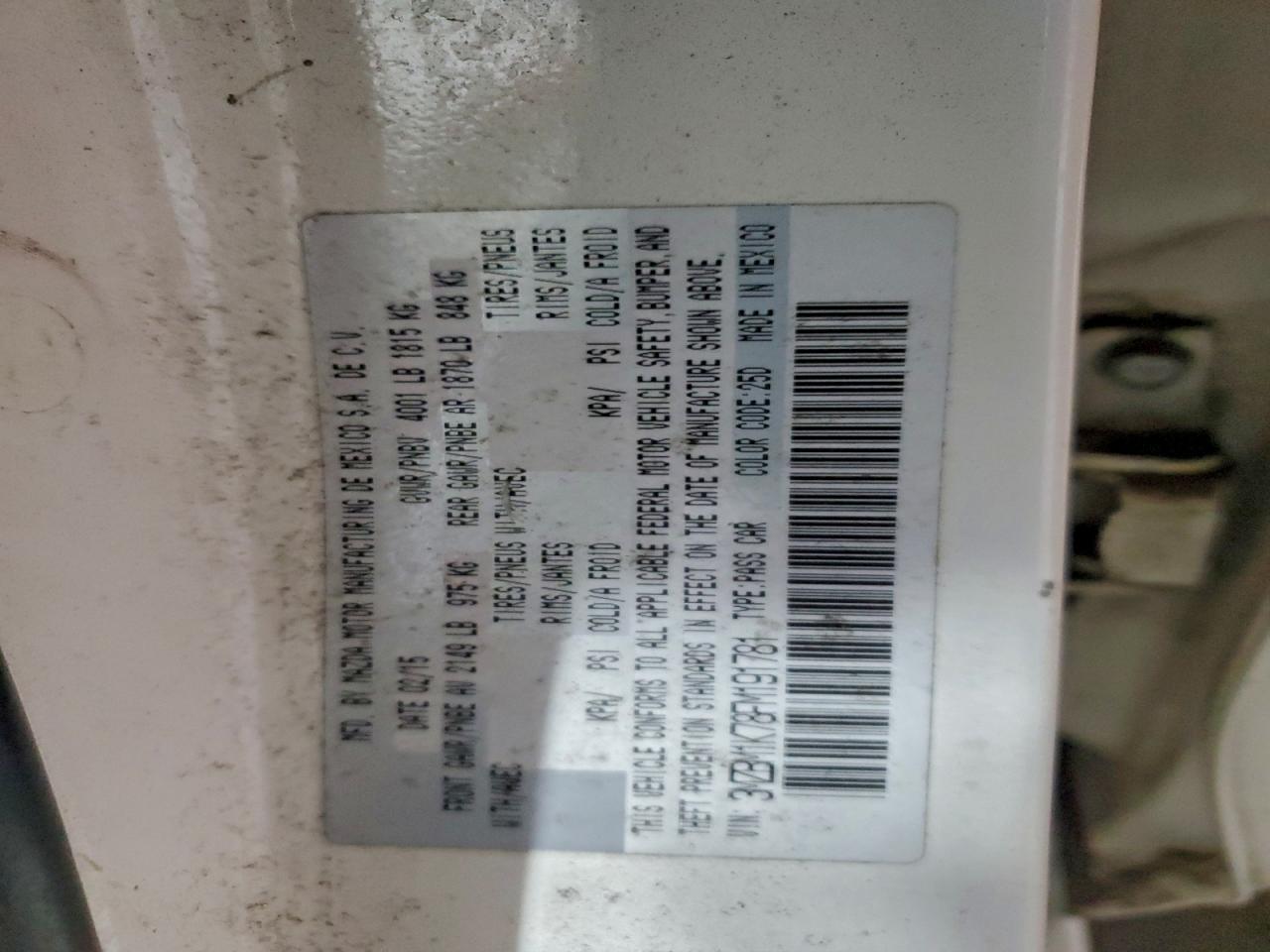 2015 Mazda 3 Sport VIN: 3MZBM1K78FM191781 Lot: 93798755