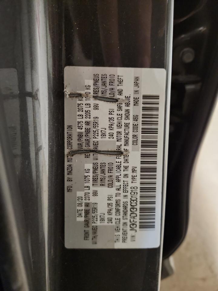 2021 Mazda Cx-5 Grand Touring VIN: JM3KFADM3M0301918 Lot: 92640715