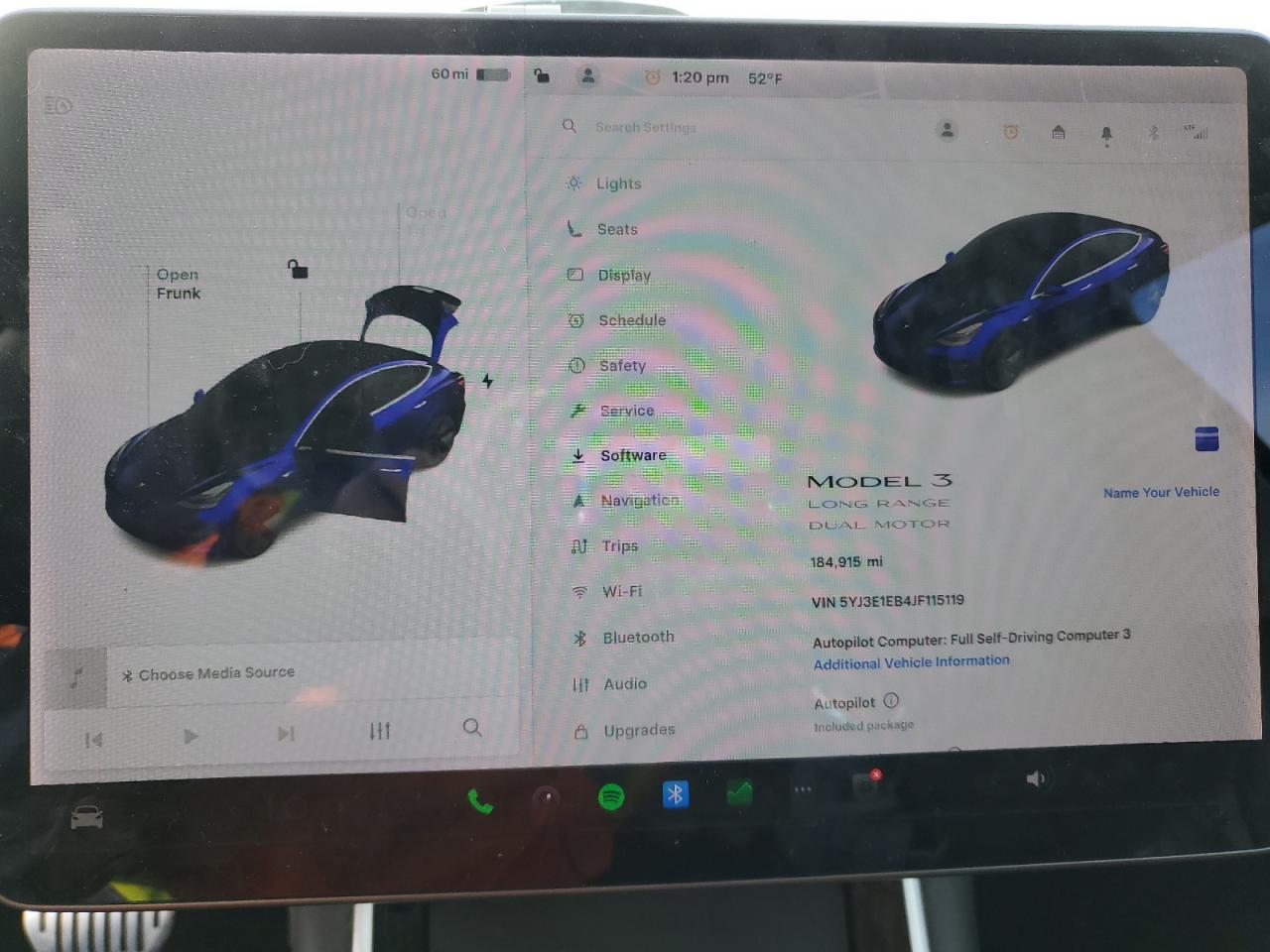 2018 Tesla Model 3 VIN: 5YJ3E1EB4JF115119 Lot: 93356995