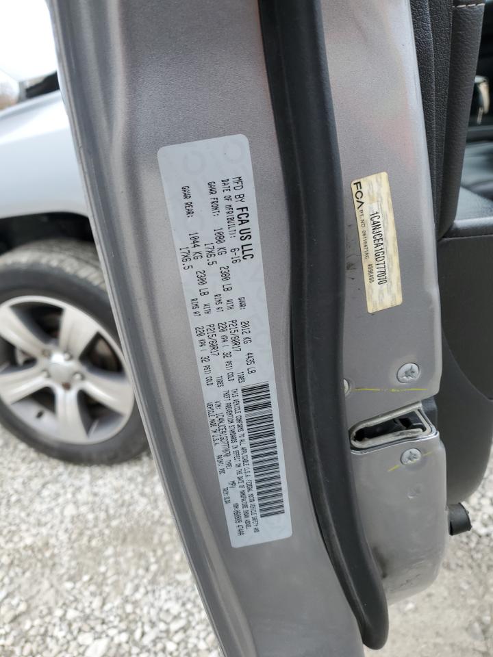 2016 Jeep Compass Latitude VIN: 1C4NJCEA1GD777070 Lot: 91875255