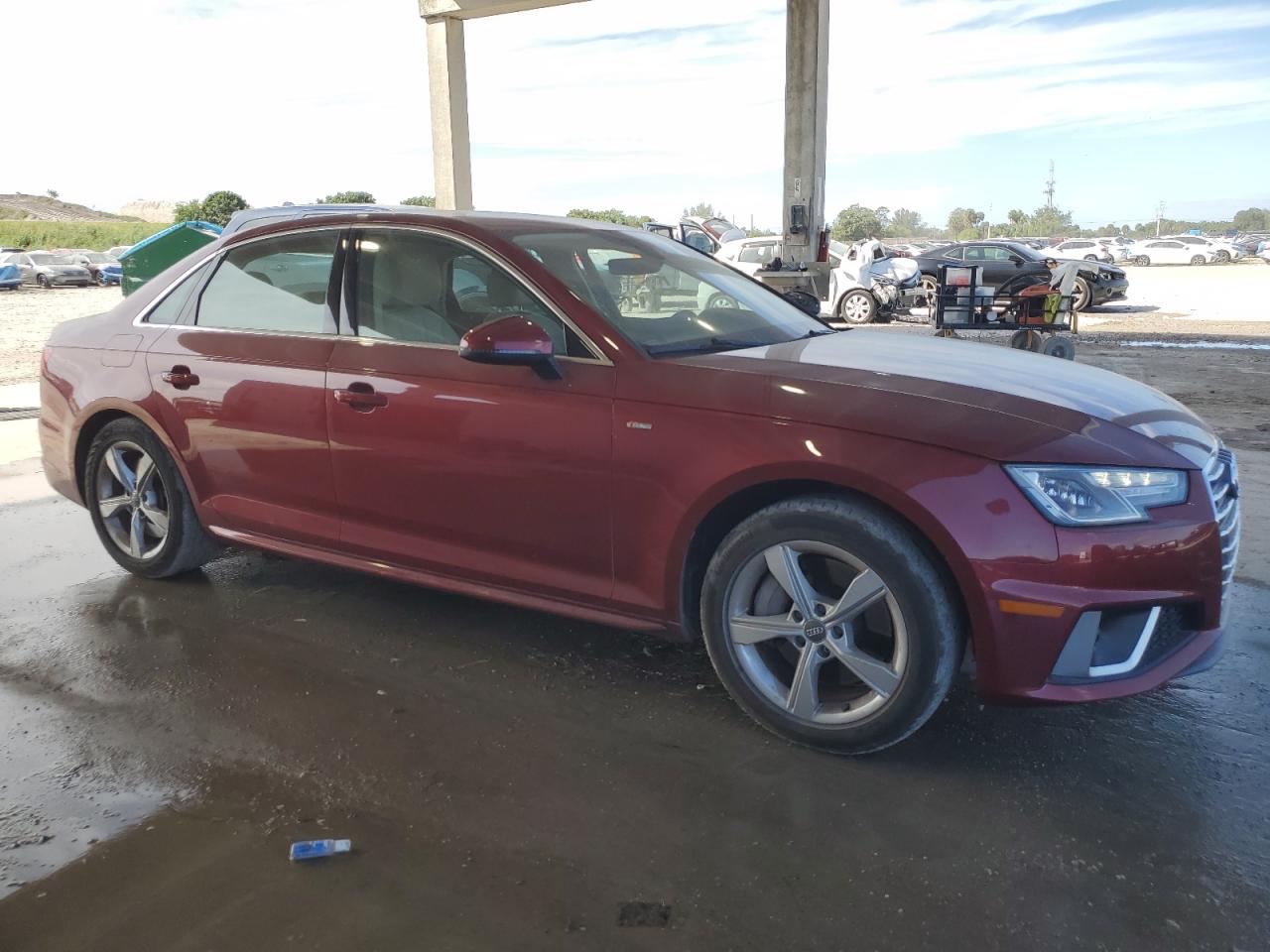 2019 Audi A4 Premium VIN: WAUDNAF46KA014675 Lot: 91102945