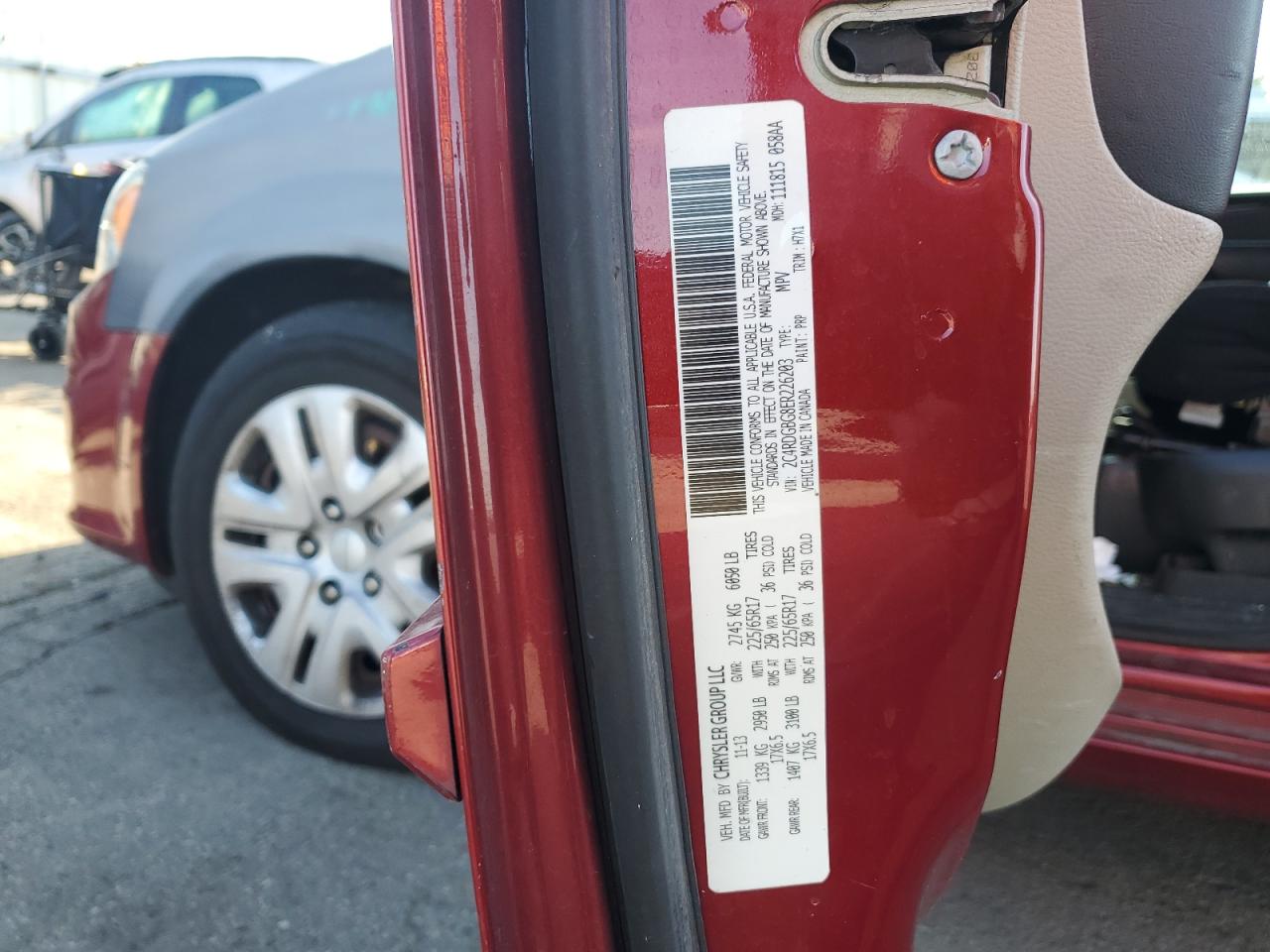 2014 Dodge Grand Caravan Se VIN: 2C4RDGBG8ER226203 Lot: 92905045