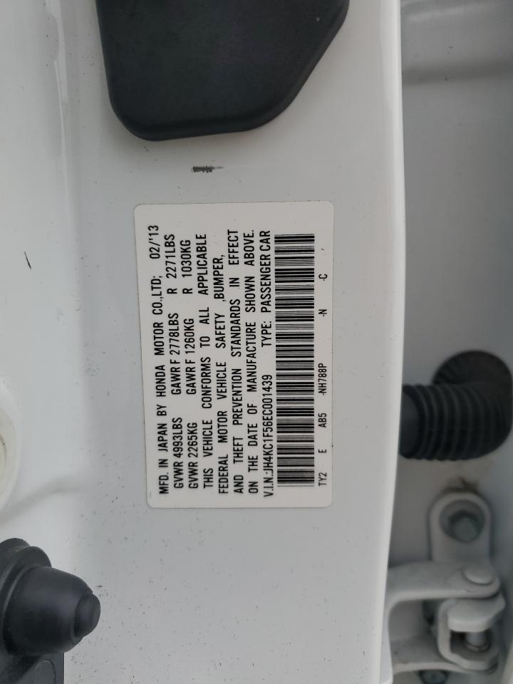 2014 Acura Rlx Tech VIN: JH4KC1F56EC001439 Lot: 91733145