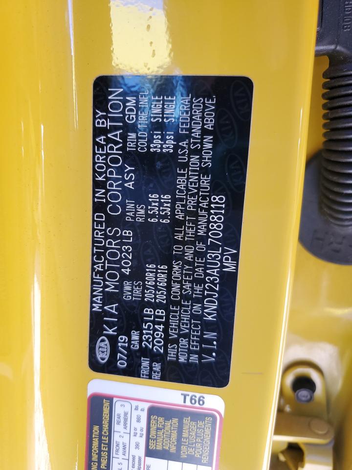 2020 Kia Soul Lx VIN: KNDJ23AU3L7088118 Lot: 92909775