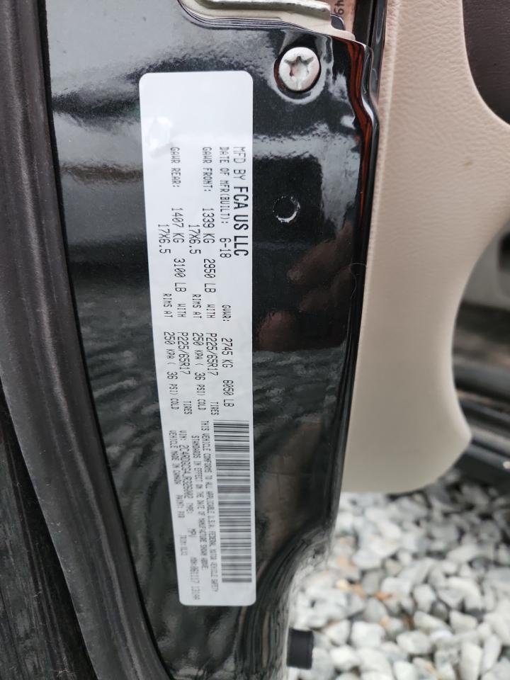 2018 Dodge Grand Caravan Sxt VIN: 2C4RDGCG4JR326002 Lot: 92233105