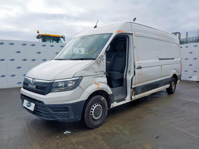 2019 MAN TGE 140 HIGH ROOF VAN for sale at Copart WHITBURN