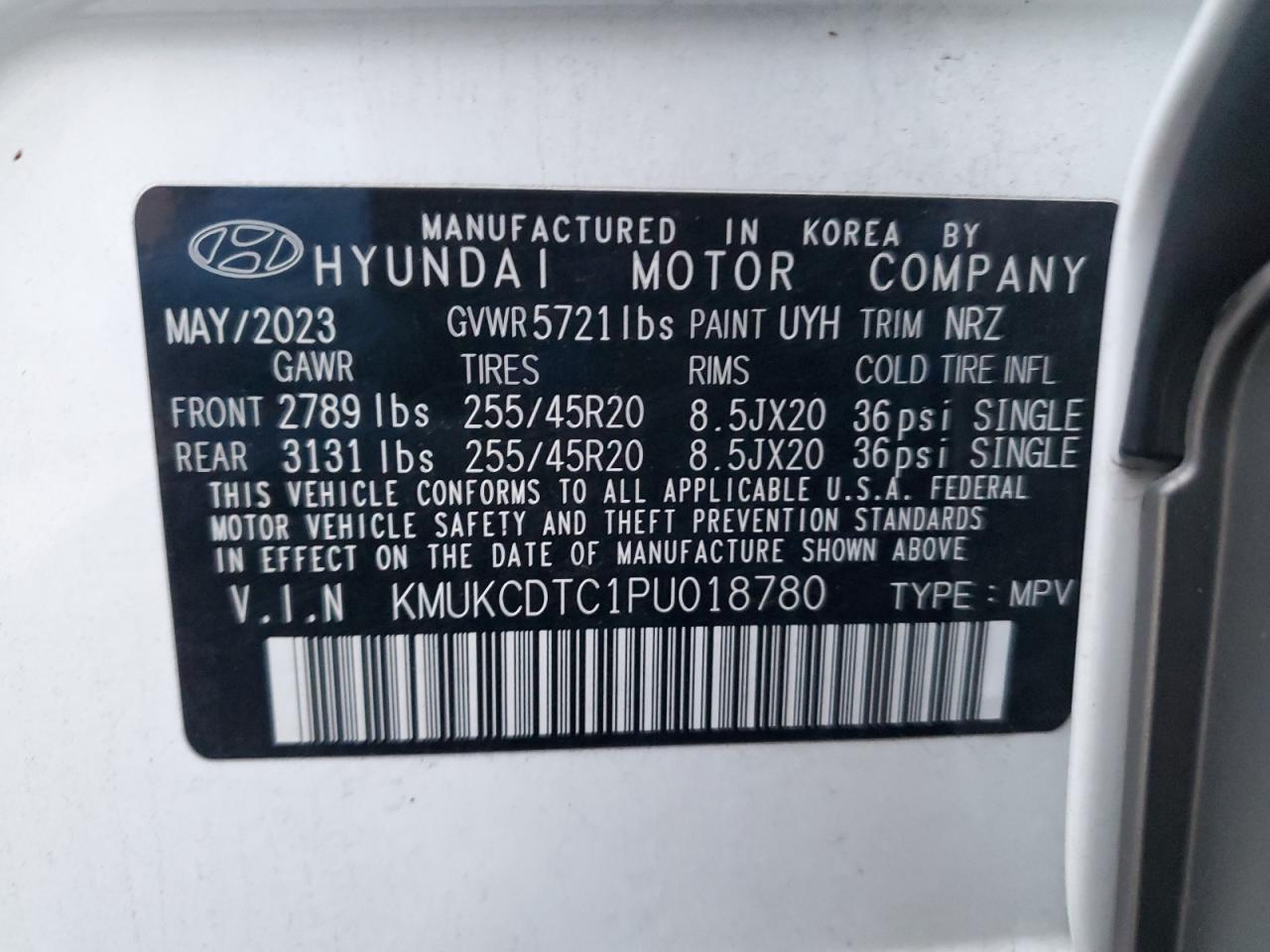 2023 Genesis Gv60 Advanced VIN: KMUKCDTC1PU018780 Lot: 93078775