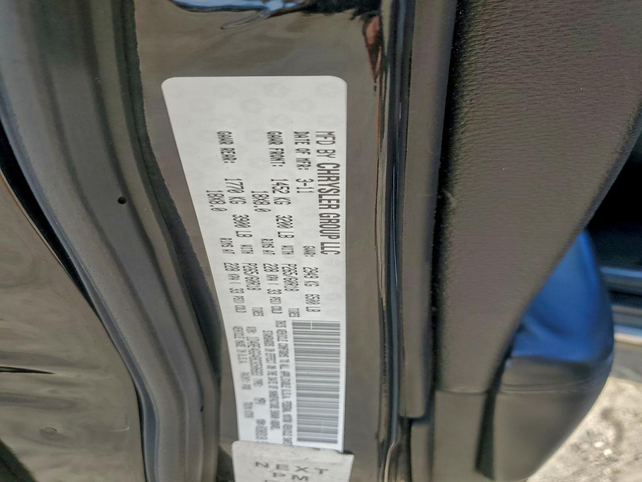 2011 Dodge Durango Crew VIN: 1D4RE4GG4BC650683 Lot: 93656725