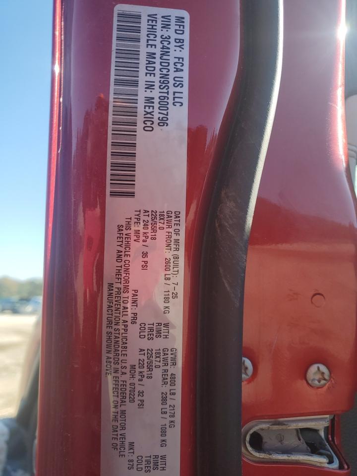 2025 Jeep Compass Limited VIN: 3C4NJDCN9ST600796 Lot: 91877285