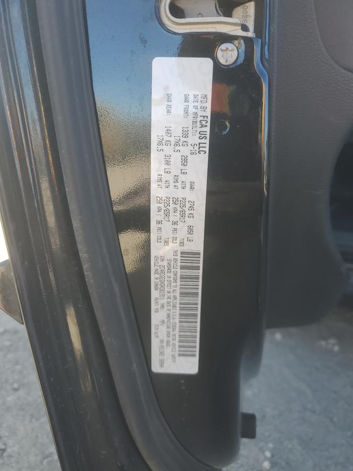 2016 Dodge Grand Caravan R/T VIN: 2C4RDGEGXGR361911 Lot: 92073745