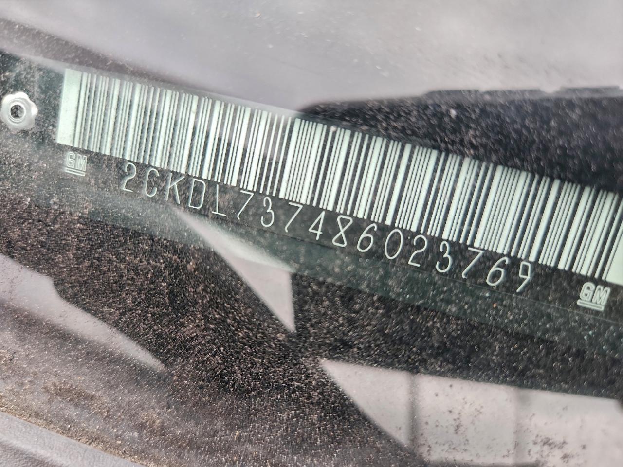 2008 Pontiac Torrent Gxp VIN: 2CKDL737486023769 Lot: 94268475