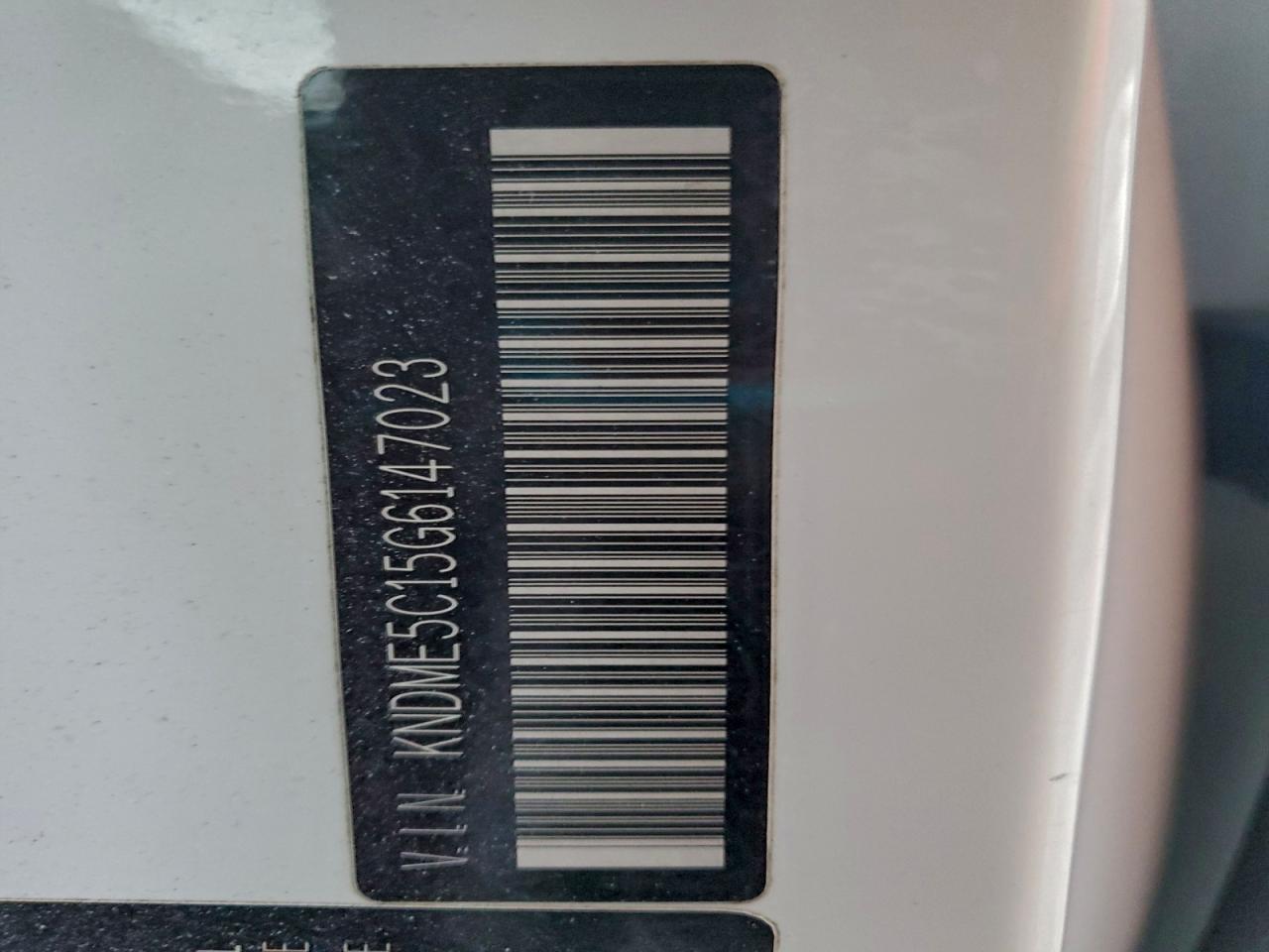 2016 Kia Sedona Sxl VIN: KNDME5C15G6147023 Lot: 93671485