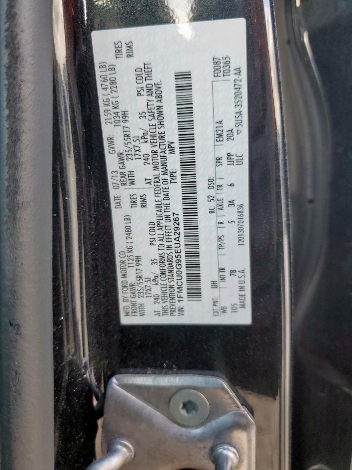 2014 Ford Escape Se VIN: 1FMCU0G95EUA29267 Lot: 93216625