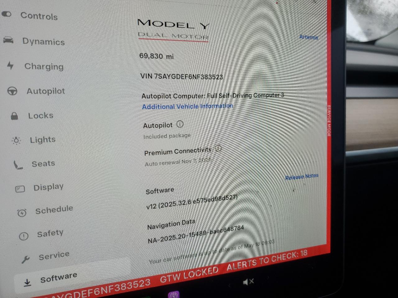 2022 Tesla Model Y VIN: 7SAYGDEF6NF383523 Lot: 93964195