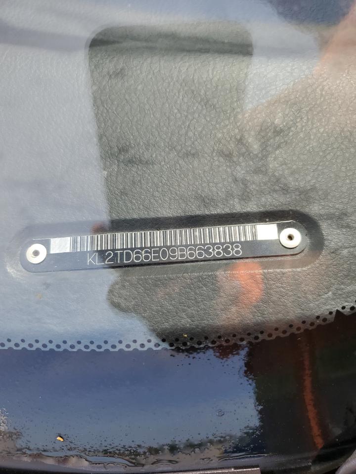 2009 Pontiac G3 VIN: KL2TD66E09B663838 Lot: 91598665