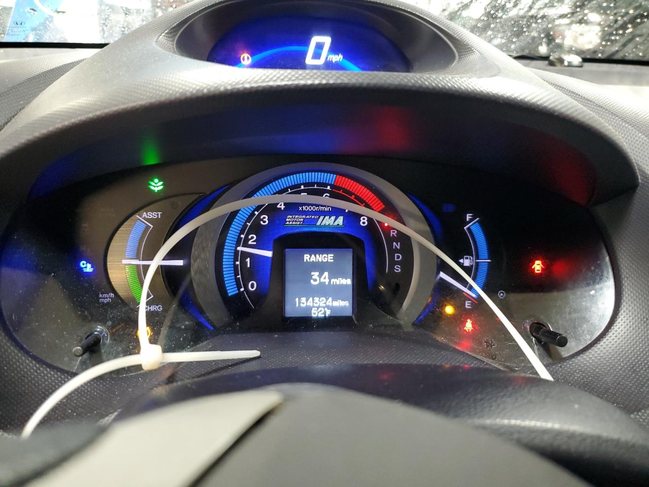 2010 Honda Insight Ex VIN: JHMZE2H73AS036498 Lot: 93460445