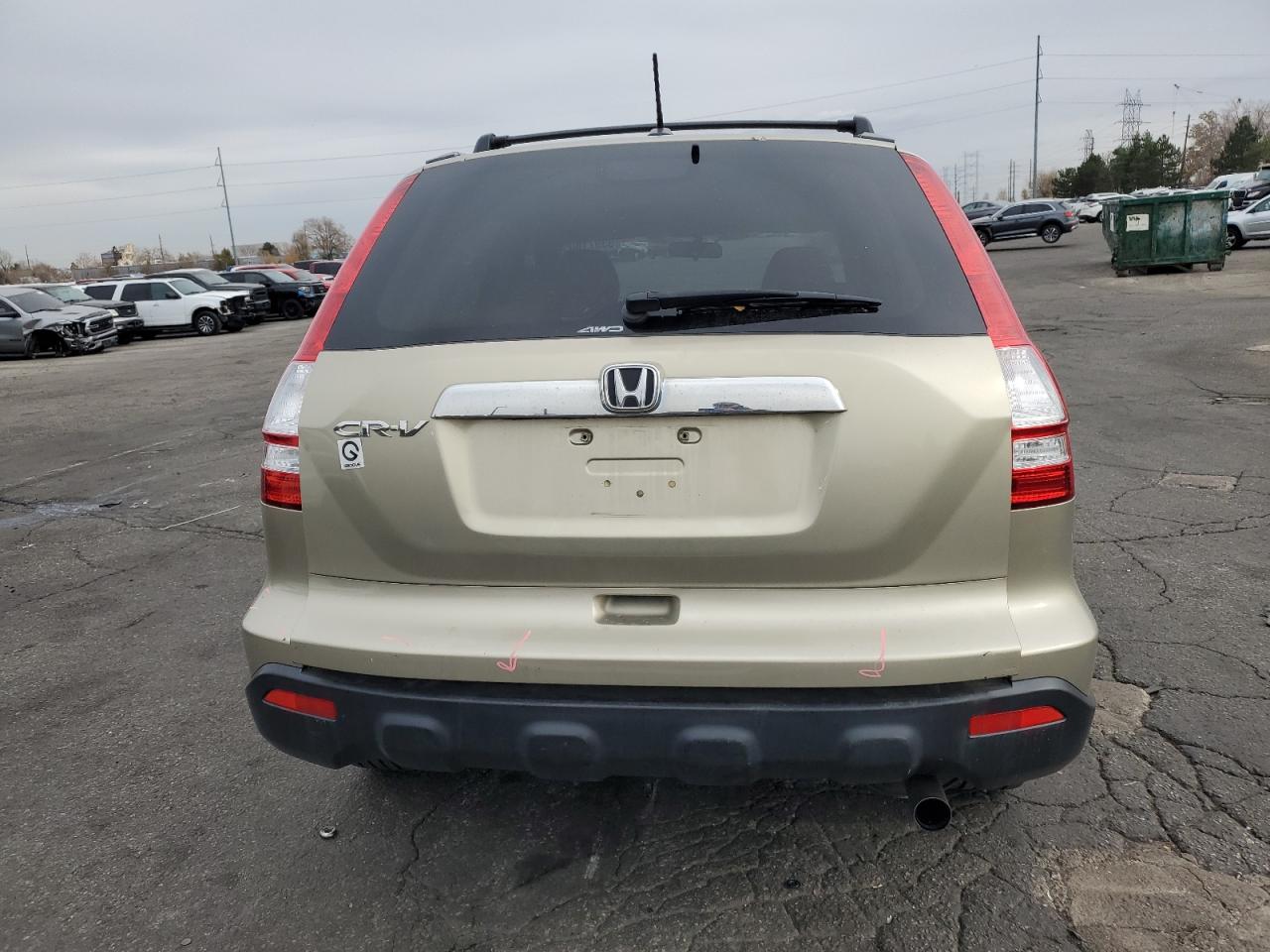 2007 Honda Cr-V Exl VIN: JHLRE48747C075197 Lot: 93971805