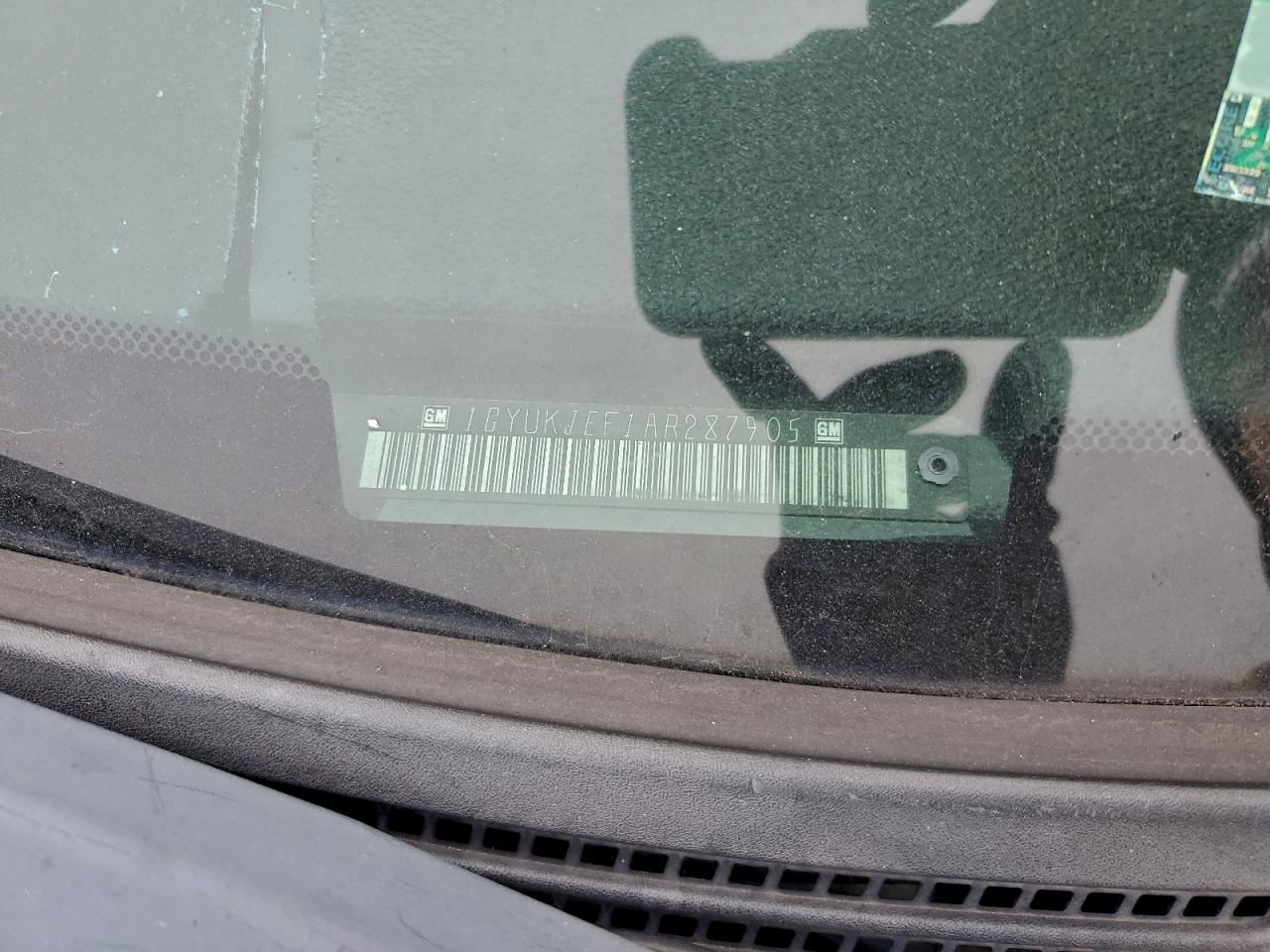 2010 Cadillac Escalade Esv Premium VIN: 1GYUKJEF1AR287905 Lot: 93770035