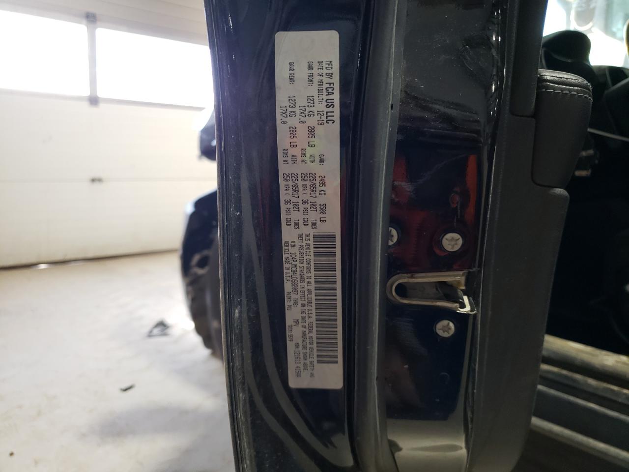 2020 Jeep Cherokee Latitude VIN: 1C4PJMCB4LD582097 Lot: 92396135