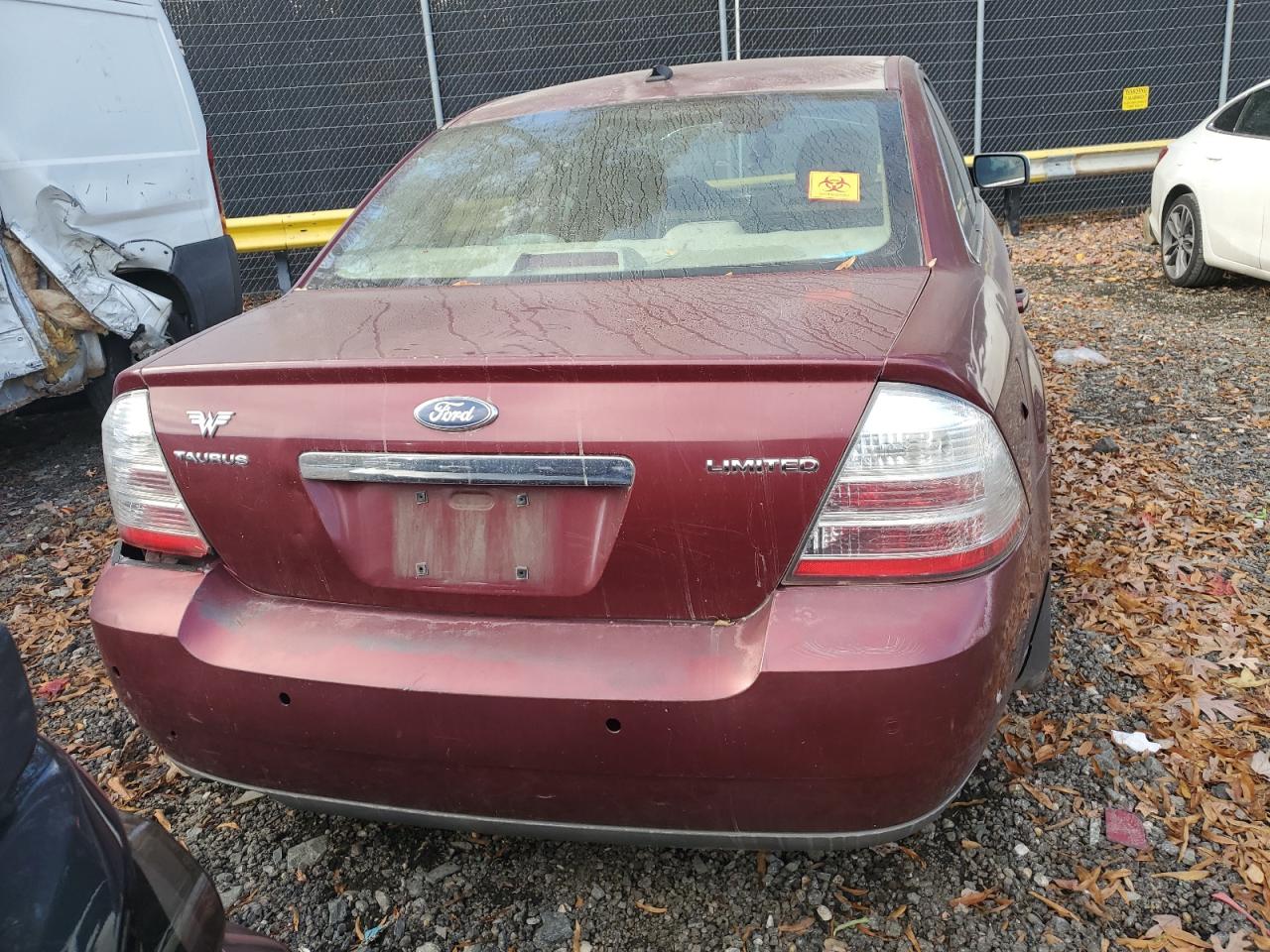 2008 Ford Taurus Limited VIN: 1FAHP25W78G138389 Lot: 91444525