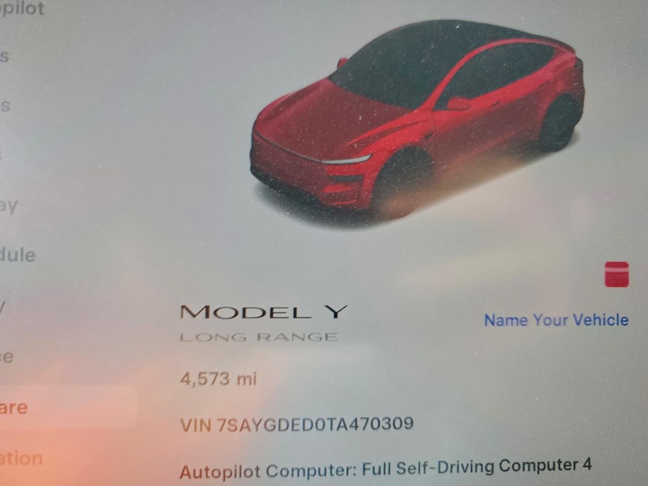 2026 Tesla Model Y VIN: 7SAYGDED0TA470309 Lot: 93713595