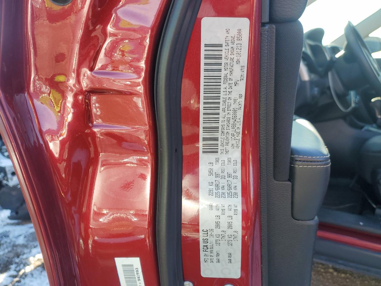 2017 Jeep Cherokee Sport VIN: 1C4PJLAB8HW560001 Lot: 91423165