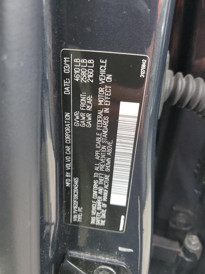 2012 Volvo S60 T5 VIN: YV1622FS9C2045465 Lot: 91177565