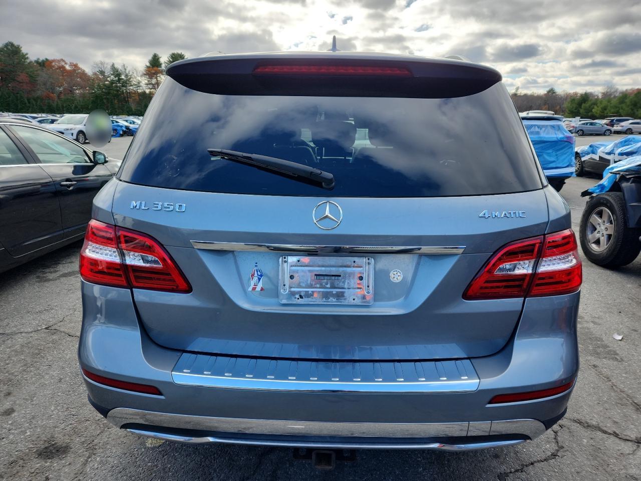 2013 Mercedes-Benz Ml 350 4Matic VIN: 4JGDA5HB1DA167898 Lot: 92107595