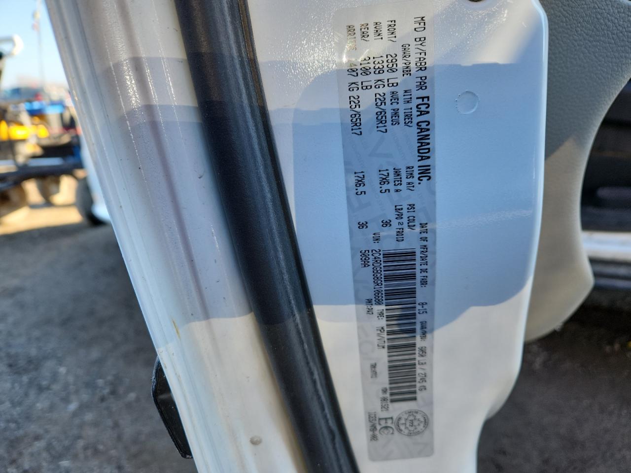 2016 Dodge Grand Caravan Se VIN: 2C4RDGBG8GR106680 Lot: 92798855