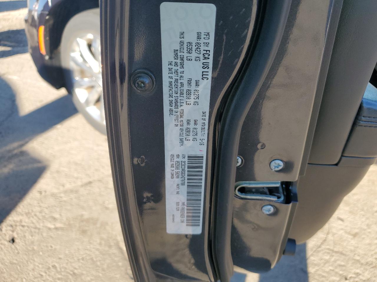 2016 Chrysler 300 Limited VIN: 2C3CCARG6GH270788 Lot: 91569835