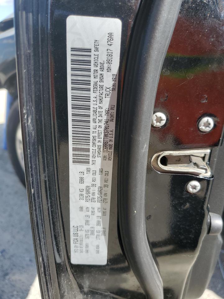 2019 Ram 1500 Classic Slt VIN: 1C6RR6TT0KS701741 Lot: 90659375