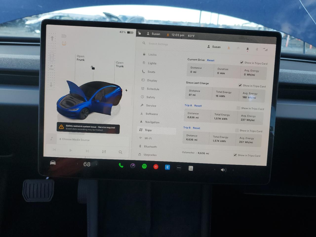 2025 Tesla Model 3 VIN: 5YJ3E1EB5SF896444 Lot: 93604065