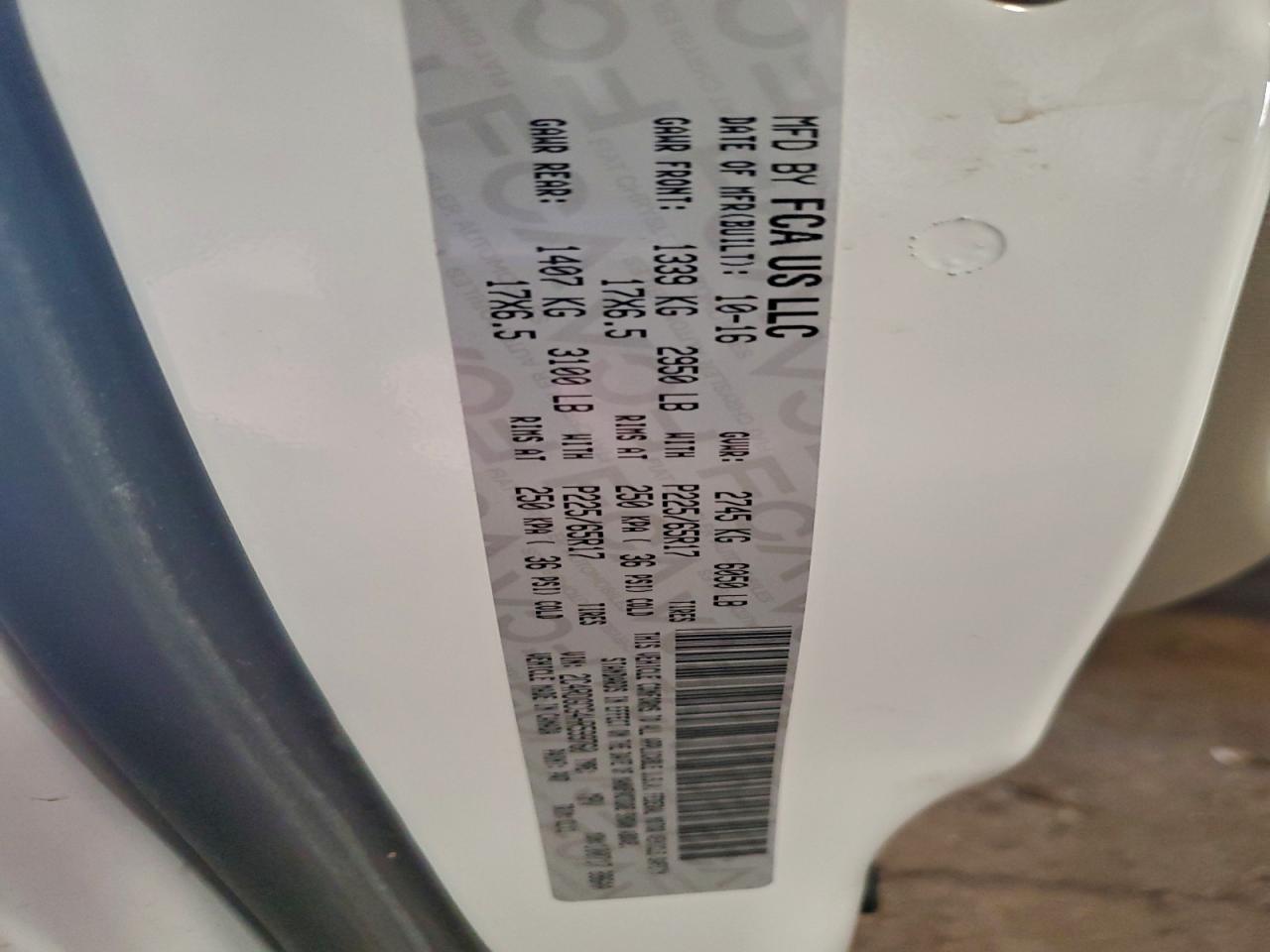 2017 Dodge Grand Caravan Sxt VIN: 2C4RDGCG4HR599760 Lot: 93841565