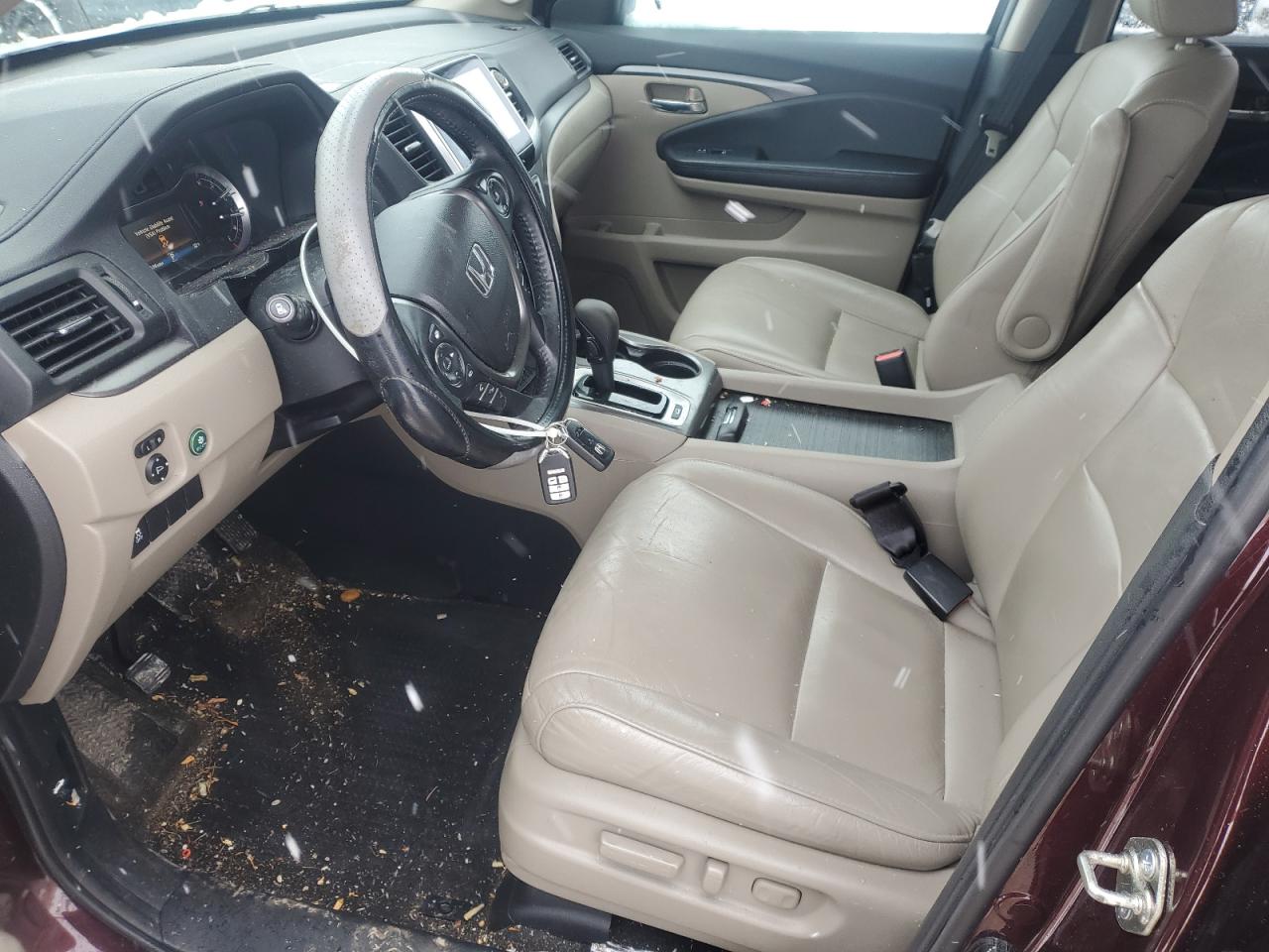 2016 Honda Pilot Exln VIN: 5FNYF6H7XGB083938 Lot: 92248475