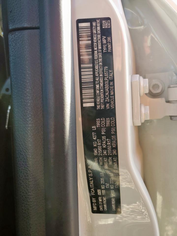 2020 Jeep Renegade Latitude VIN: ZACNJABB0LPL65779 Lot: 92101505