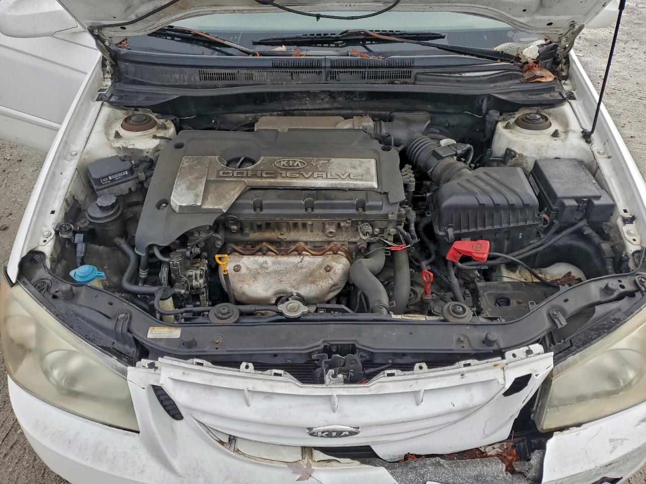 2005 Kia Spectra Lx VIN: KNAFE121455114601 Lot: 93852505