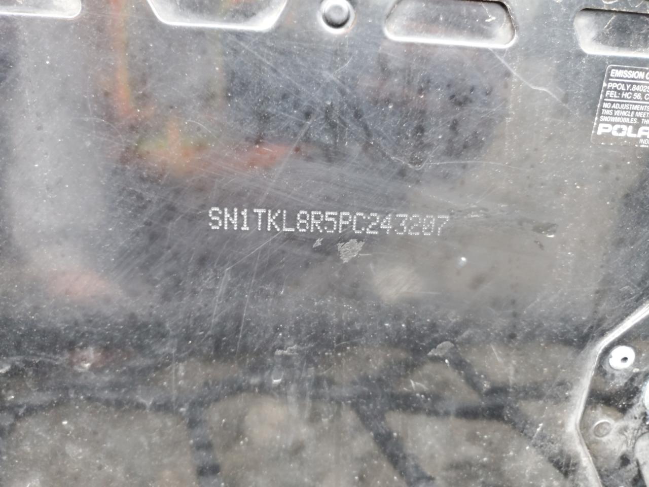 2023 Polaris Xcr VIN: SN1TKL8R5PC243207 Lot: 93547485