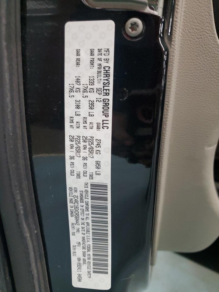 2013 Chrysler Town & Country Touring VIN: 2C4RC1BGXDR560442 Lot: 93756325