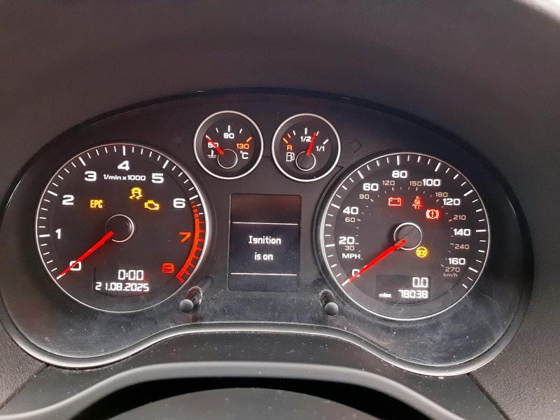 2009 AUDI A3 2.0 TFSI SPORT 3DR