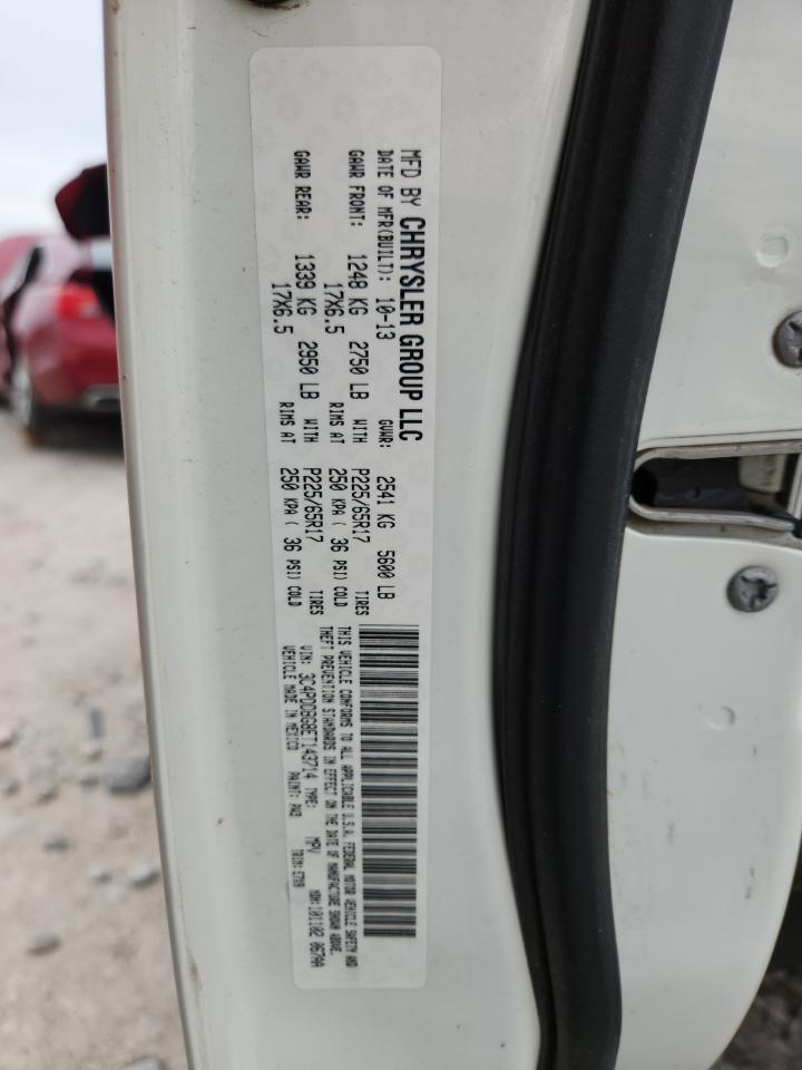 2014 Dodge Journey Sxt VIN: 3C4PDDBG8ET143714 Lot: 91699105