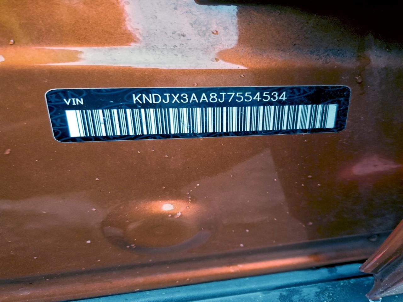 2018 Kia Soul ! VIN: KNDJX3AA8J7554534 Lot: 94567585