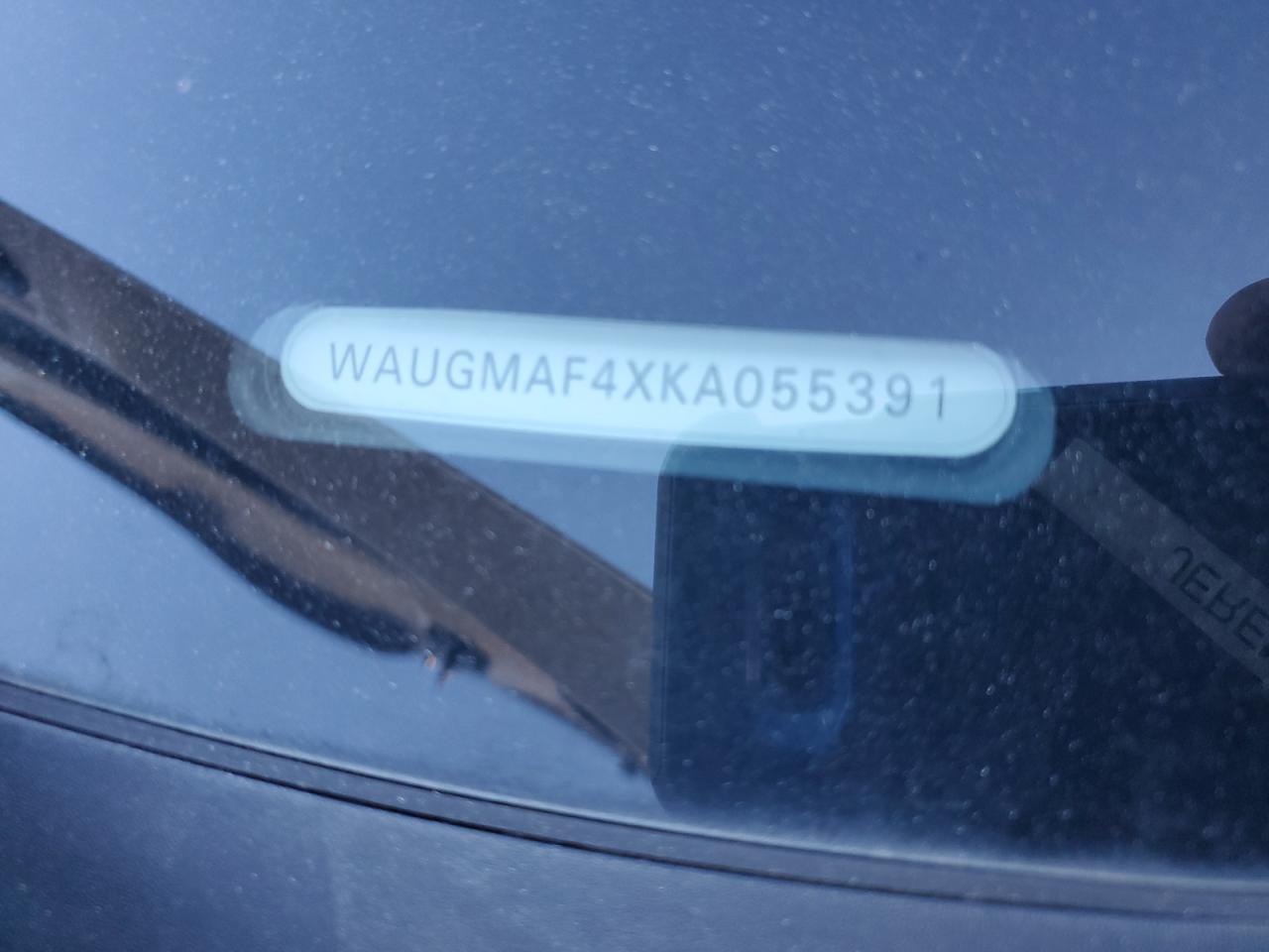 2019 Audi A4 Premium VIN: WAUGMAF4XKA055391 Lot: 91579895