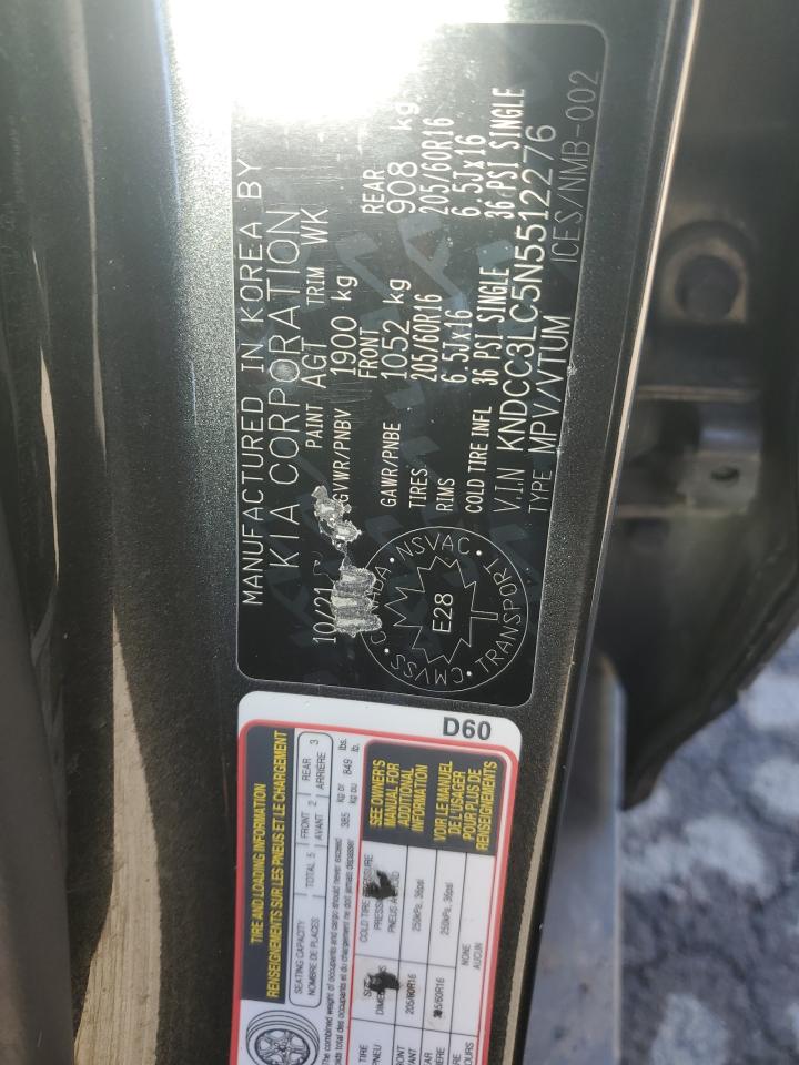 2022 Kia Niro Touring Special Edition VIN: KNDCC3LC5N5512276 Lot: 93308505